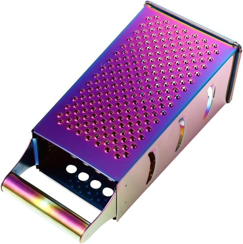 Stainless Steel Box Grater for Effortless Vegetable Slicing Shredding Potatoes Carrots Cucumbers - Image 1